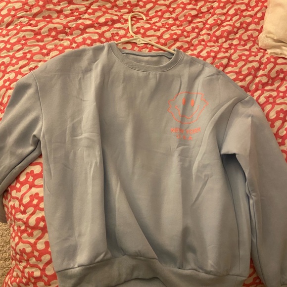 Women Oversized Fleece New York Letter - Picture 2 of 2